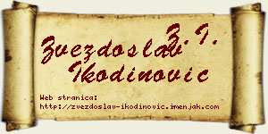 Zvezdoslav Ikodinović vizit kartica